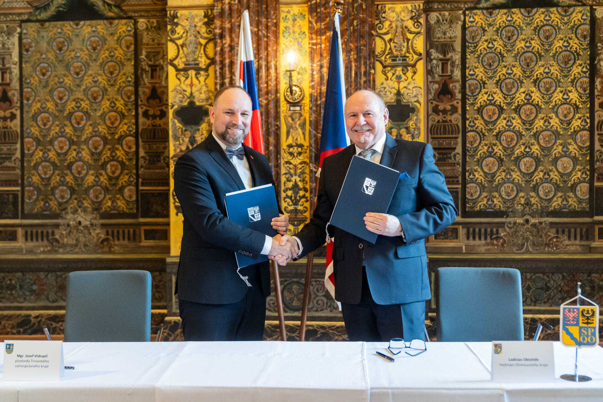 Trnavský a Olomoucký kraj uzatvorili Dohodu o spolupráci