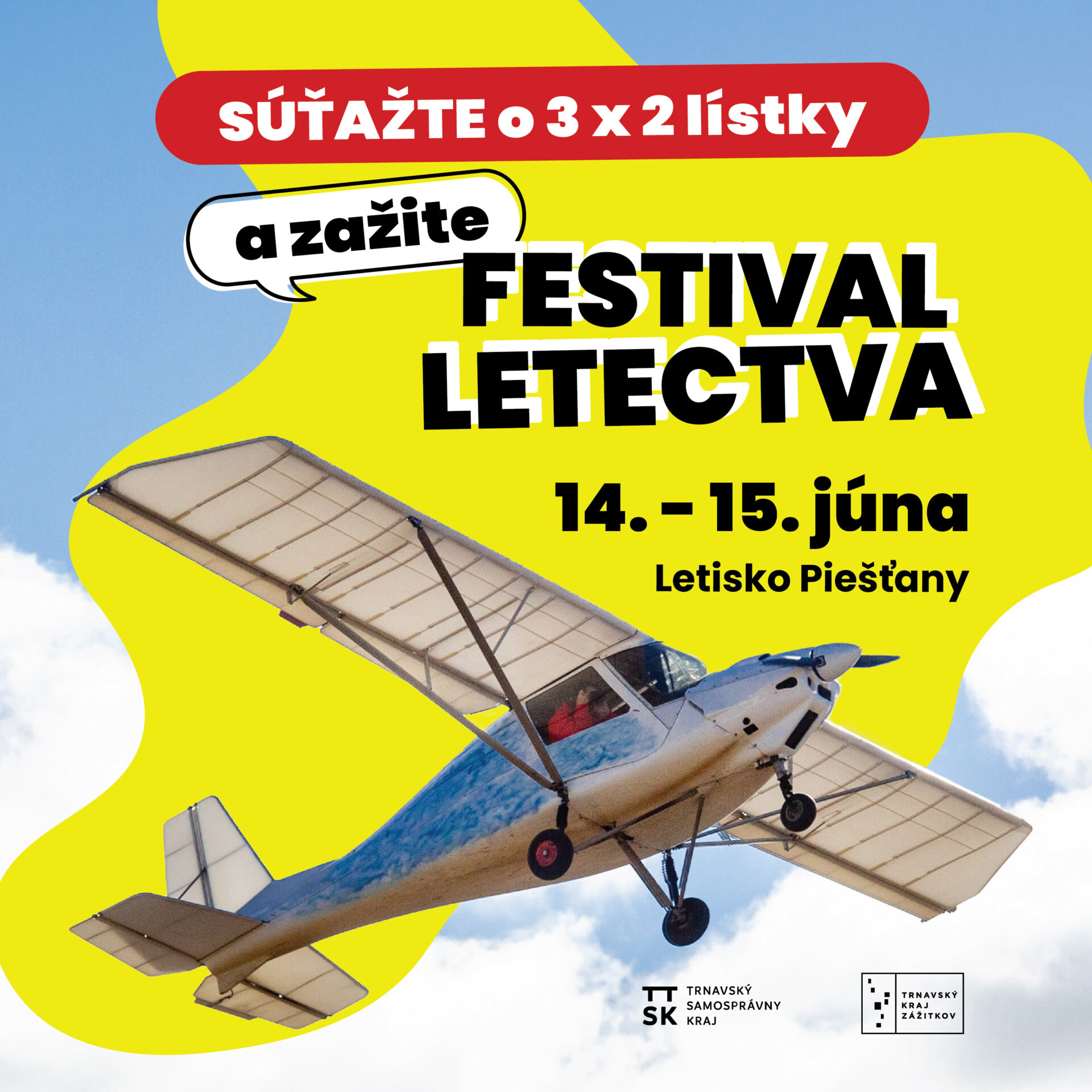 Súťaž o lístky na Festival letectva v Piešťanoch