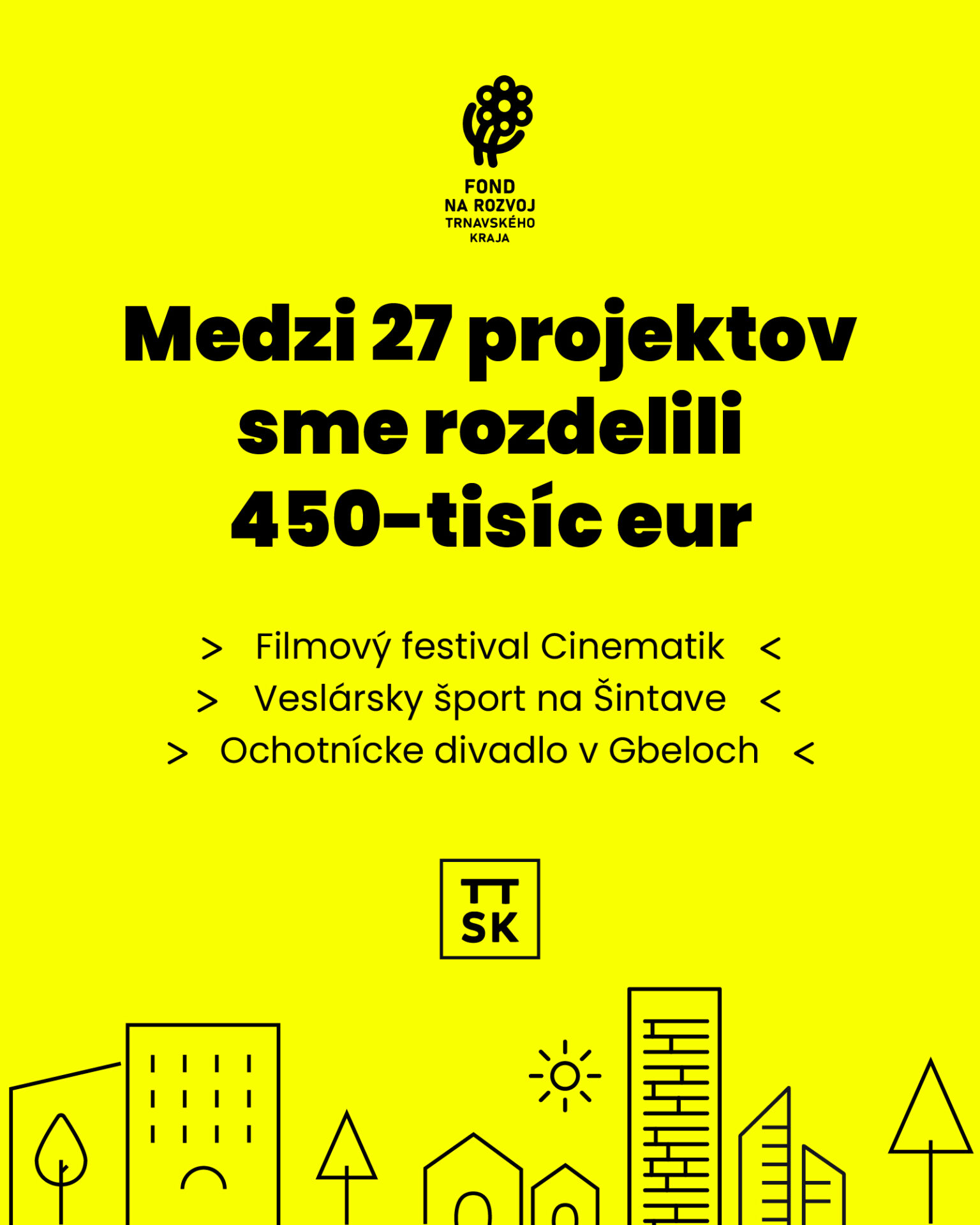 Župa rozdelí 450-tisíc eur medzi výnimočné projekty.  Podporu z Fondu na rozvoj Trnavského kraja získalo 27 iniciatív