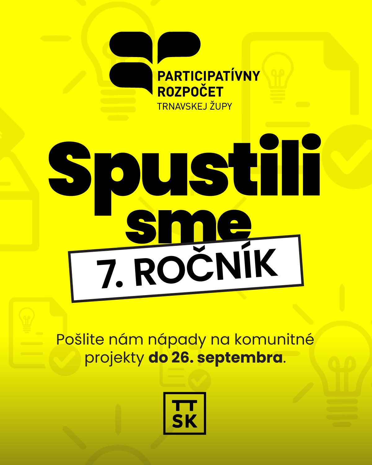 Siedmy ročník župného participatívneho rozpočtu prináša obyvateľom niekoľko možností ovplyvniť rozvoj Trnavského kraja