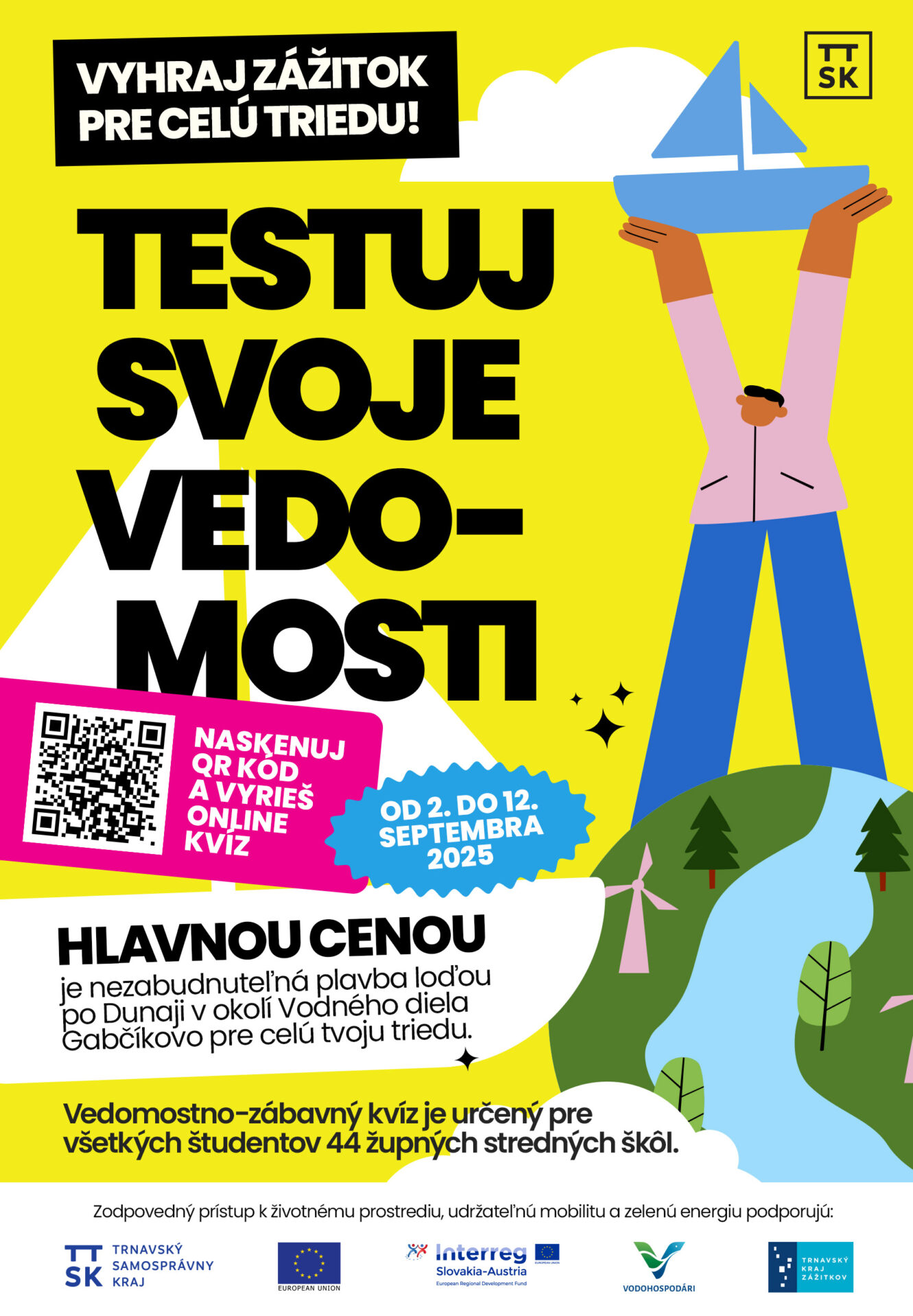 Testuj svoje vedomosti o udržateľnej mobilite a vyhraj zážitok pre celú triedu