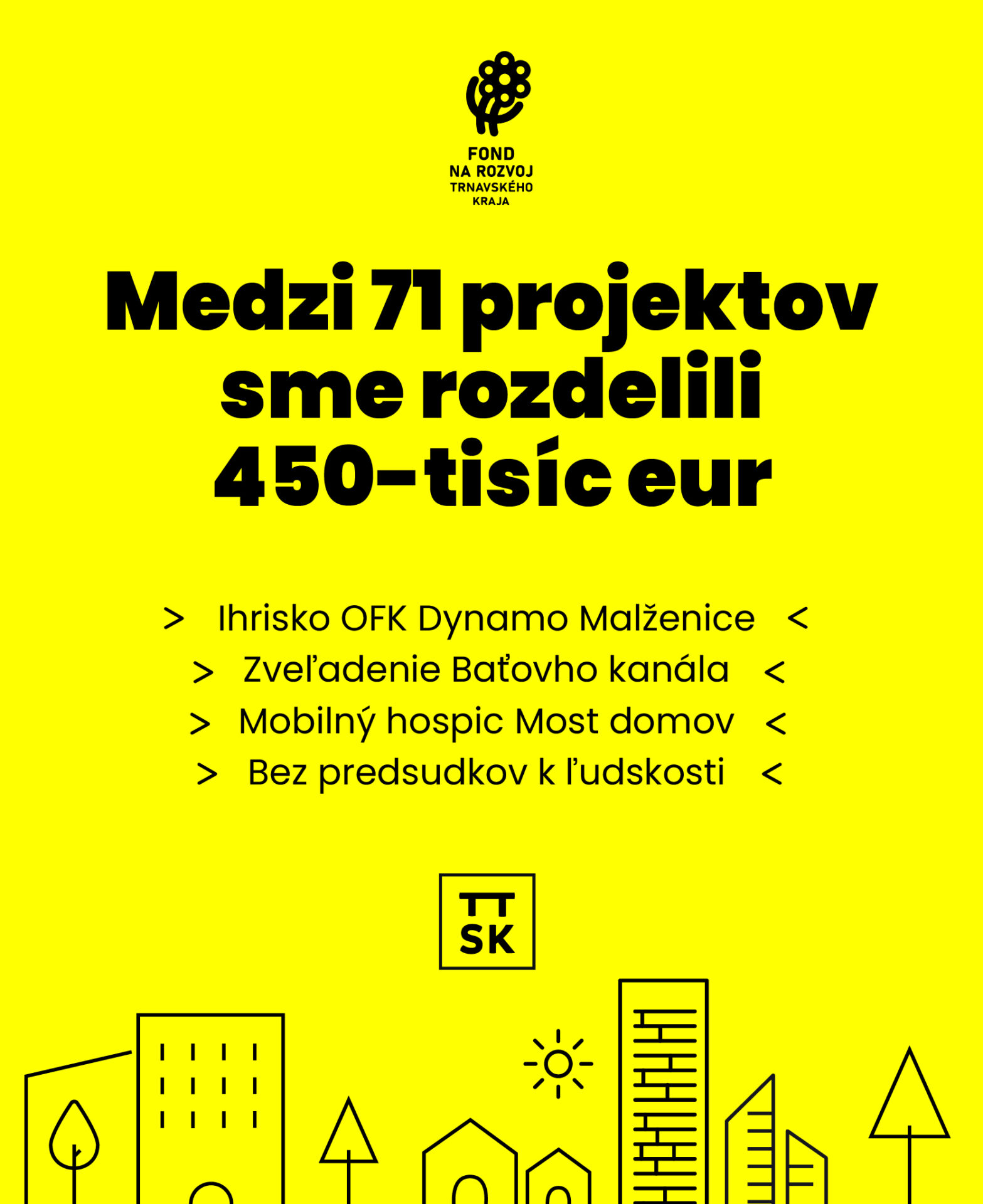 Župa podporí 71 užitočných projektov, z Fondu na rozvoj Trnavského kraja rozdelí ďalších 450-tisíc eur