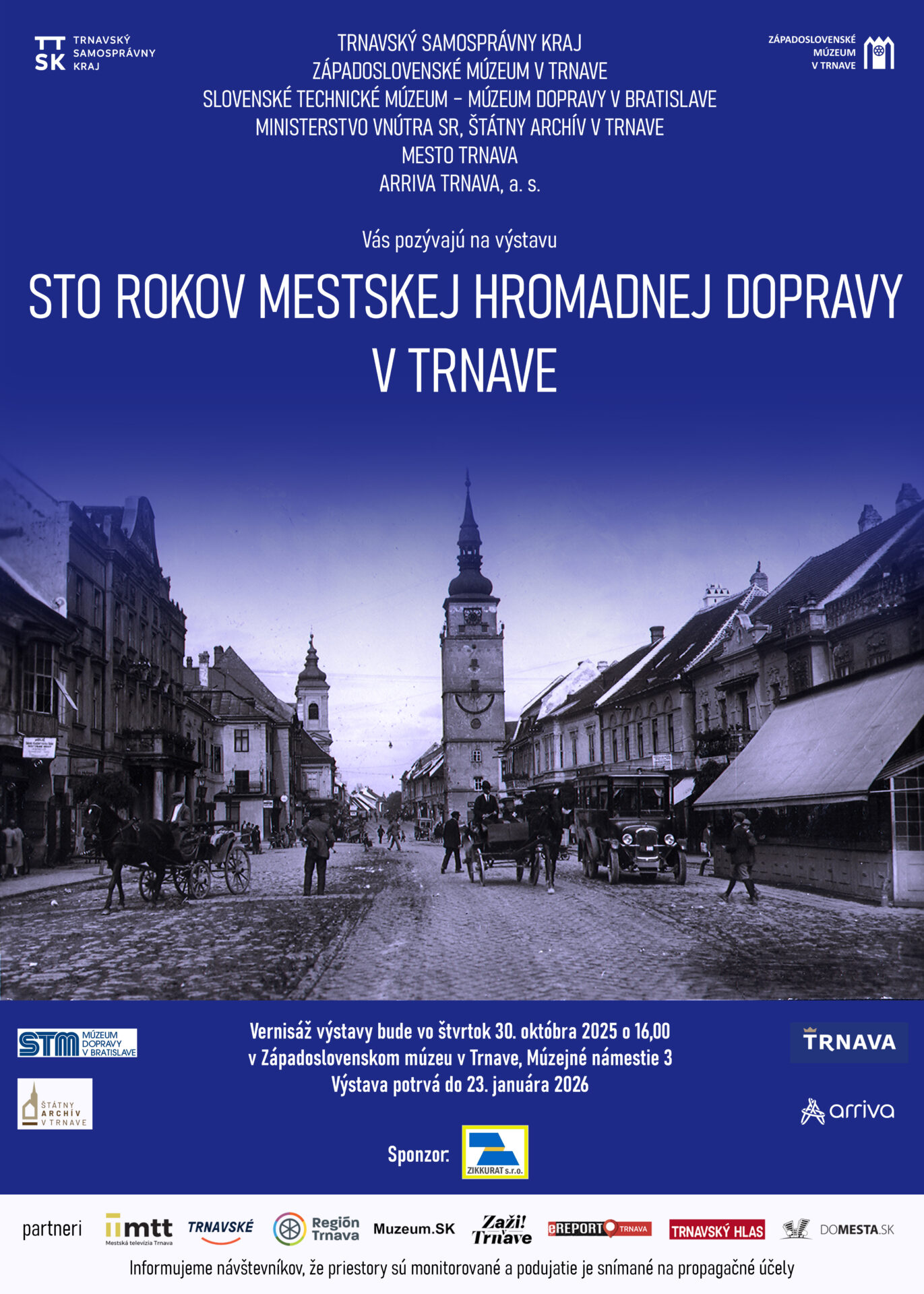Výstava 100 rokov mestskej autobusovej dopravy v Trnave