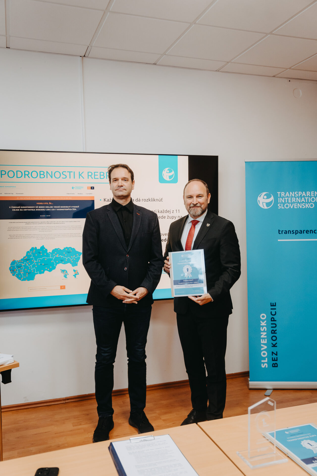 Trnavská župa má najlepšie župné médiá, v rebríčku transparentnosti  je skokanom – obsadila druhé miesto